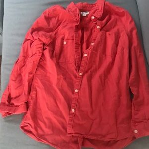 Old navy, salmon/pink button down